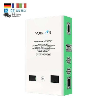 Batteria agli ioni di litio montata a muro da 48 V ricaricabile All In One System 5120 kWh