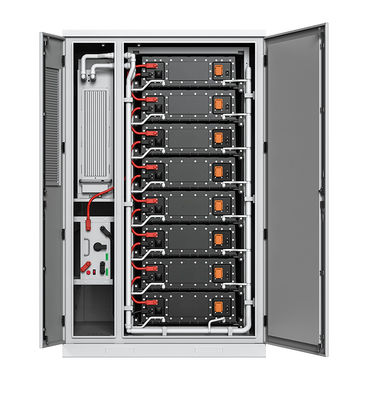 Armadio raffreddato a liquido 372KWh Alta tensione LiFePo4 Battey Storage System Modbus TCP Protezione IP67