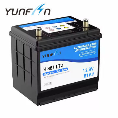 Sistema di avvio e arresto Batteria auto agli ioni di litio 12,8V 81ah ad alta densità energetica LifePO4