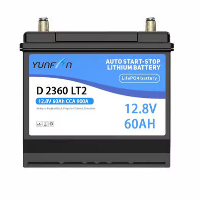 qualità Batteria Start Stop LiFePO4 ad alte prestazioni, CCA elevati per un avviamento a freddo potente, 5000 cicli profondi per la longevità, perfetta per auto, camion e barche fabbrica