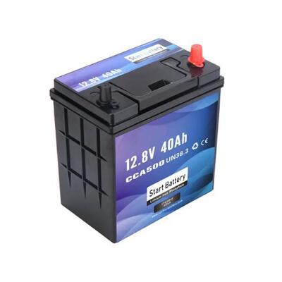 qualità Batteria di avviamento LiFePO4 12V 40Ah 500CCA Bluetooth per barche, camper, camion, batteria al litio con BMS intelligente fabbrica