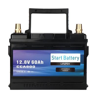qualità Batteria LiFePO4 12V 60Ah 800CCA Bluetooth per applicazioni marine, auto, audio, camper, solare, al litio leggera, avviamento e scarica profonda con BMS intelligente fabbrica