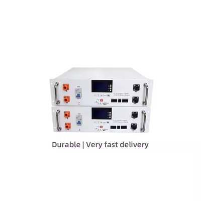 Qualità Fabbrica diretta 51.2V 100Ah Montaggio a scaffale LiFePO4 Batteria 5.12KWh 3U Batteria di archiviazione del gabinetto Compatibile con la maggior parte degli inverter OEM ODM Disponibile fabbrica