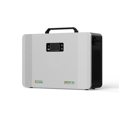 Qualità Portable Power Station Pure Sine Wave LiFePO4 Power Station Emergency Power Station For Home Power Station With UPS Switchover 20ms For RV Travel Van Life fabbrica