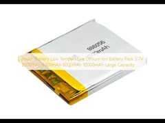 Batteria a sacchetto batteria agli ioni di litio a bassa temperatura 3.7V 3500mAh 6500mAh 8000mAh 10000mAh Grande capacità